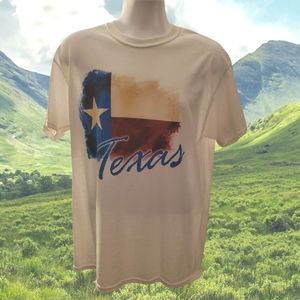 Men's Texas t-shirt with the flag.